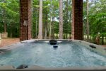 Enjoy views of Innsbruck Golf Course from the hot tub